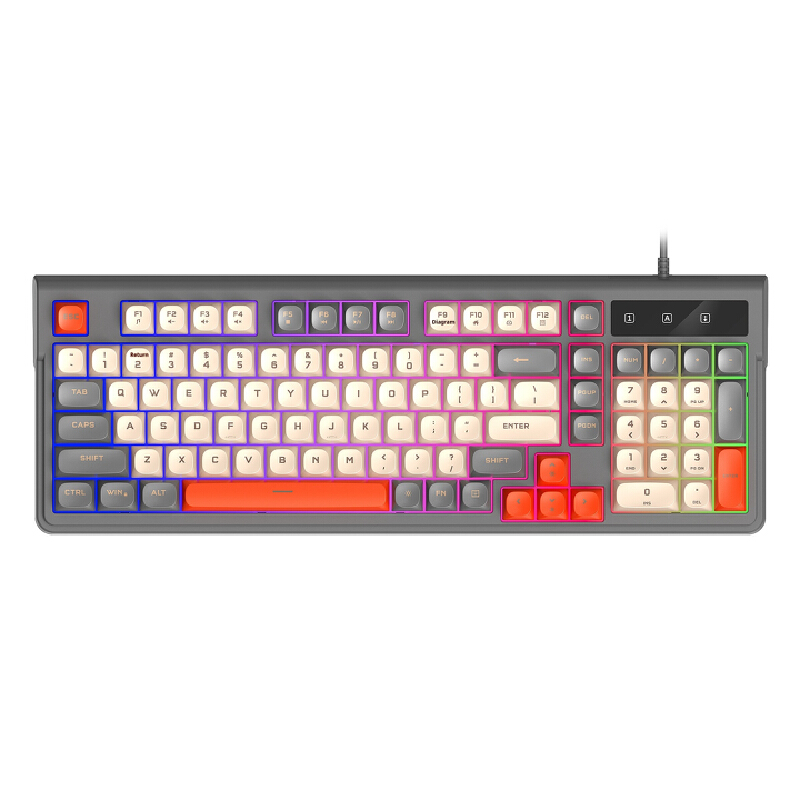 Gaming Keyboard That Is Quiet - Quiet 98 Keys Gaming Keyboard Wired