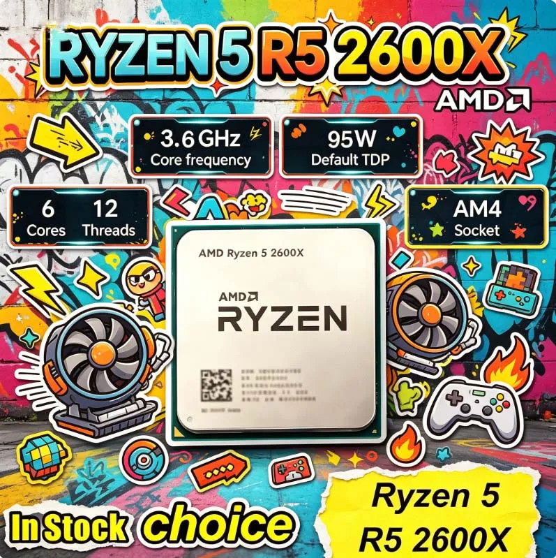 Amd Cpu Ryzen 5 - AMD Ryzen 5 2600X AM4 CPU