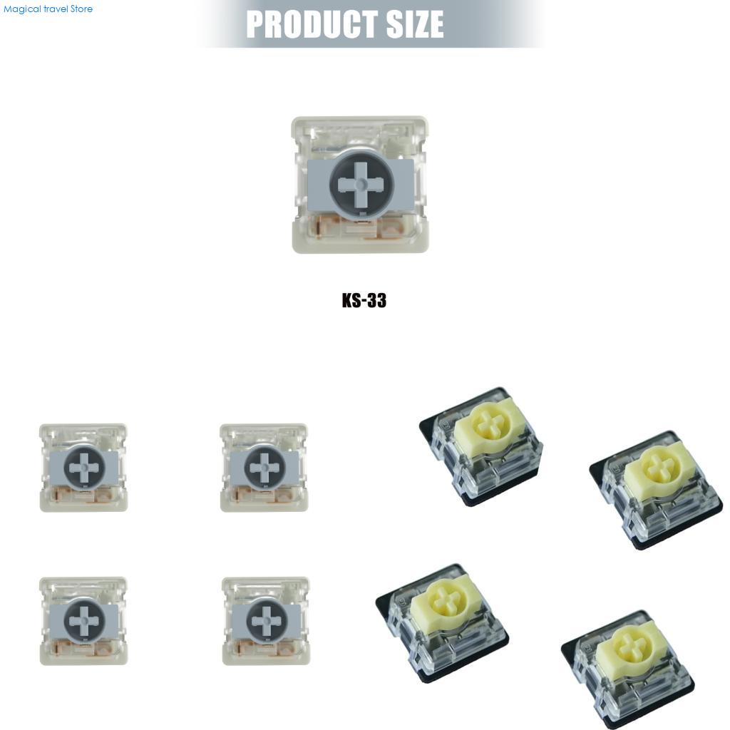 Gaming Keyboard That Is Quiet - N2UB 4pcs Low Profile Mechanical Keyboards