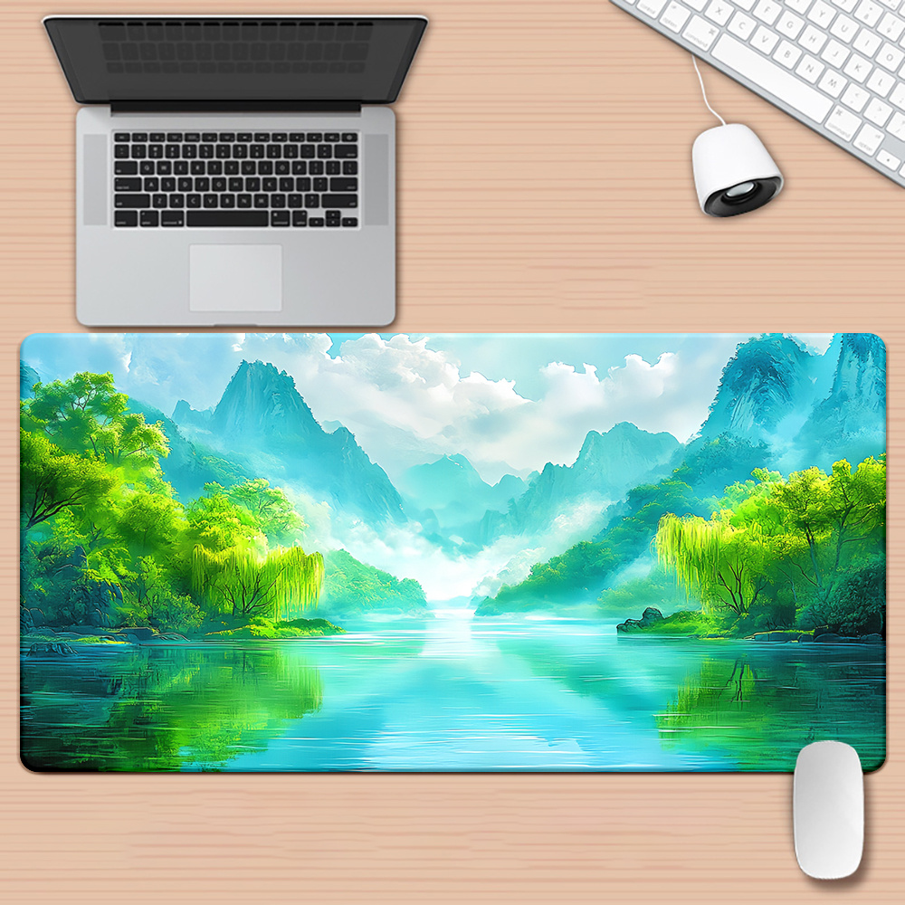 Gaming Keyboard Brand - Brand Japanese Landscape HD Printed Desk