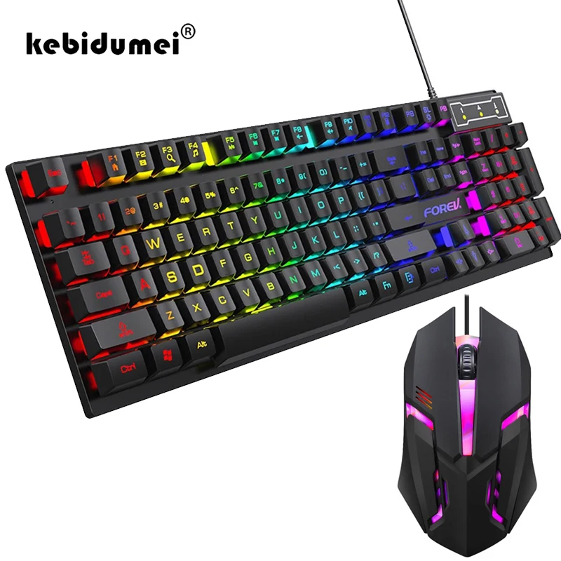 Gaming Keyboard And Mouse For Xbox - 104 Key Backlit Mechanical Keyboard Wired