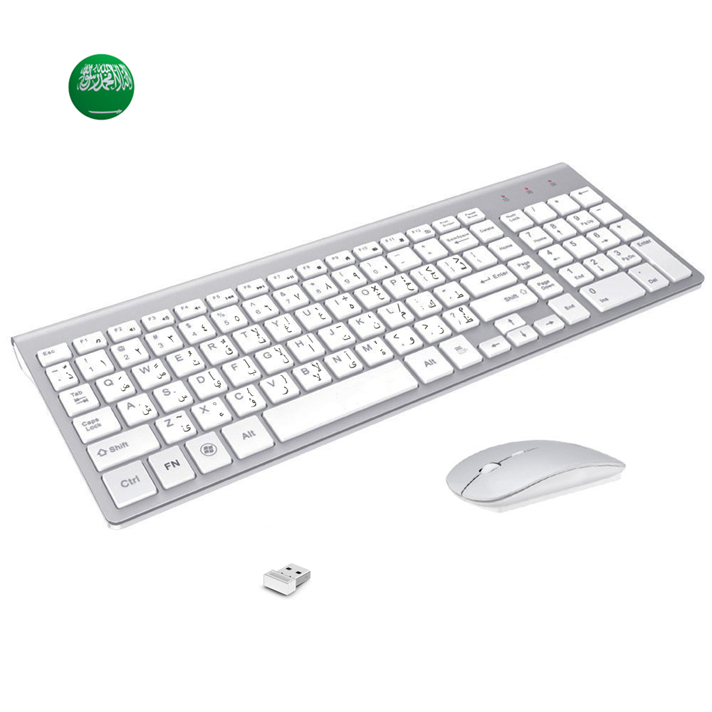 Gaming Keyboard Mobile - Arabic Enghish Character Slim Wireless Keyboard