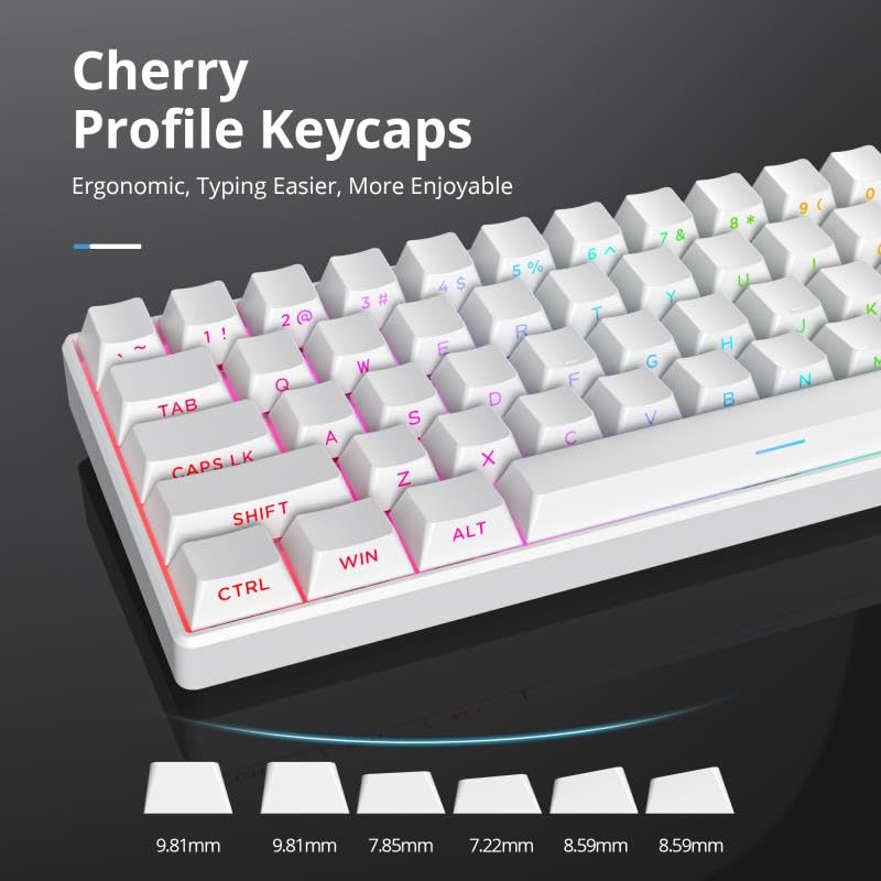 134 Keys Double Shot PBT Keyca - Keyboard Gaming Black recension och pris