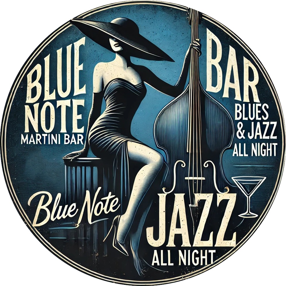 Blue Note Jazz Martini Bar Vin - Brass Weight Plate recension och pris