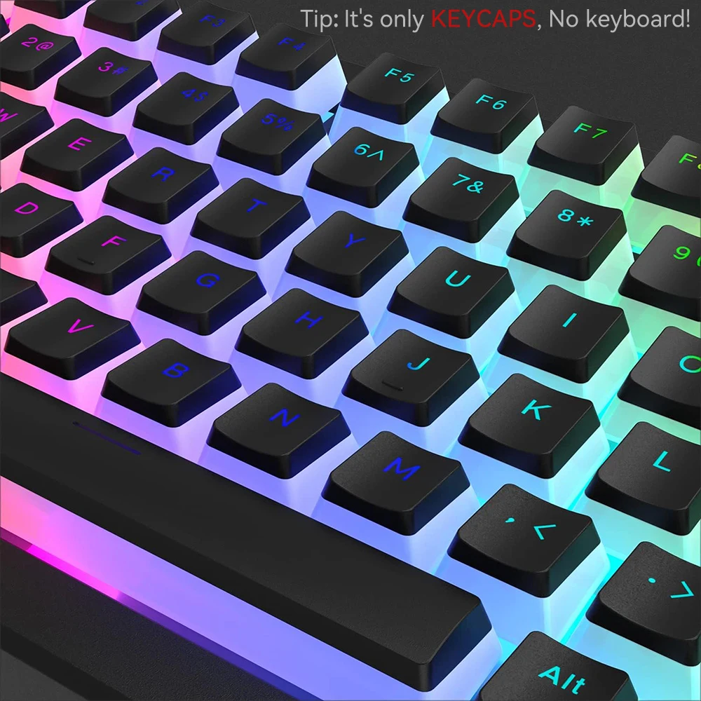 New Pudding PBT Keycaps 129 Ke - Gaming Keyboard And Mouse For Xbox recension och pris