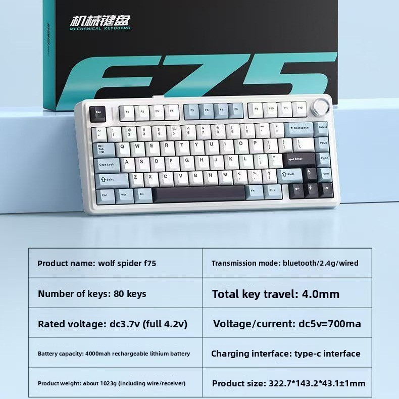 Aula F75 Mechanical Keyboard 7 - Gaming Keyboard Mini Mechanical recension och pris