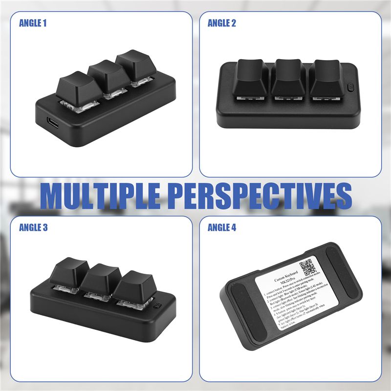 MK321 Progammable Macro Mini K - Gaming Keyboard Mini Mechanical recension och pris