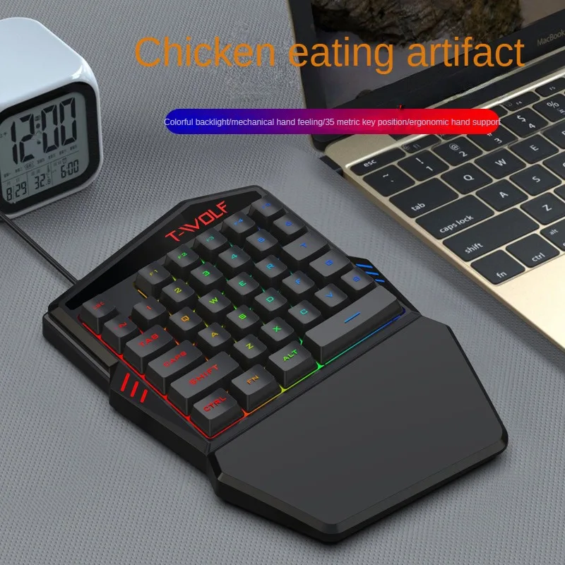 T-WOLF TF900 One Handed Keyboa - Gaming Keyboard Mobile recension och pris
