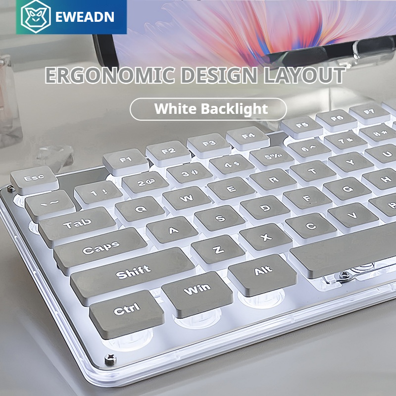 EWEADN V3 wireless Silent Offi - Gaming Keyboard Bluetooth recension och pris
