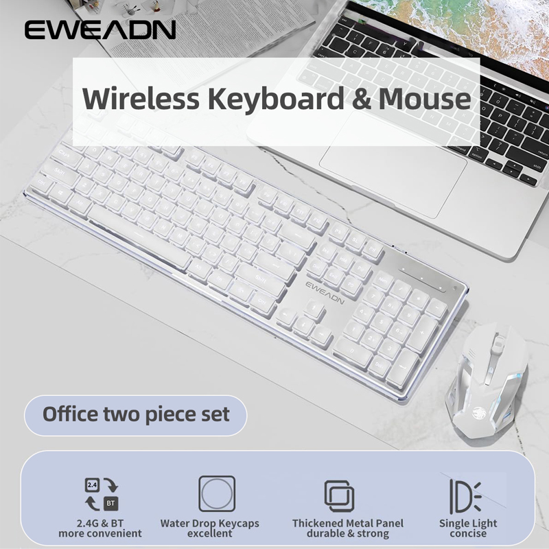 EWEADN V3 wireless Silent Offi - Gaming Keyboard Bluetooth recension och pris
