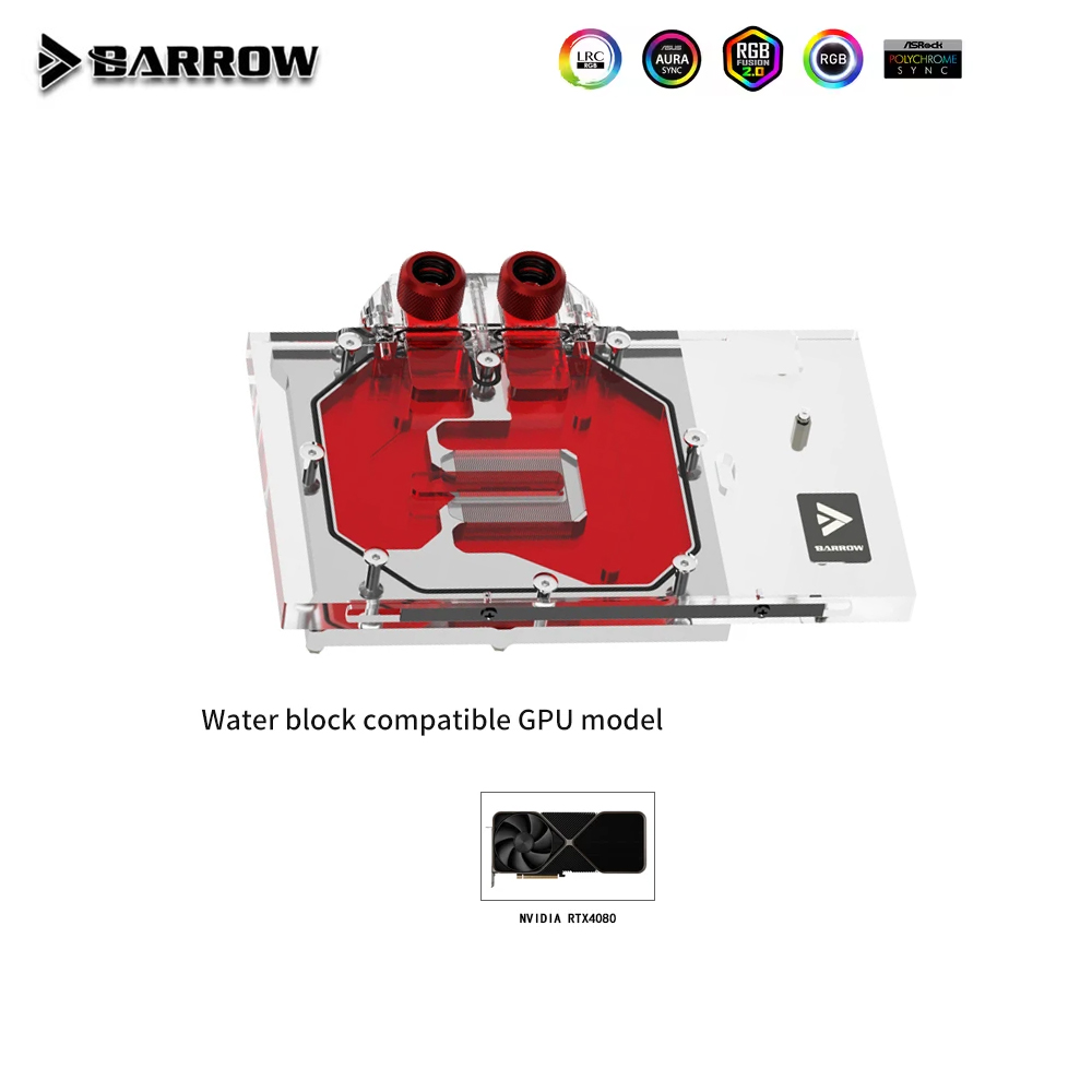 Barrow GPU Water Block For NVI - Nvidia Vga Rtx 4080 recension och pris