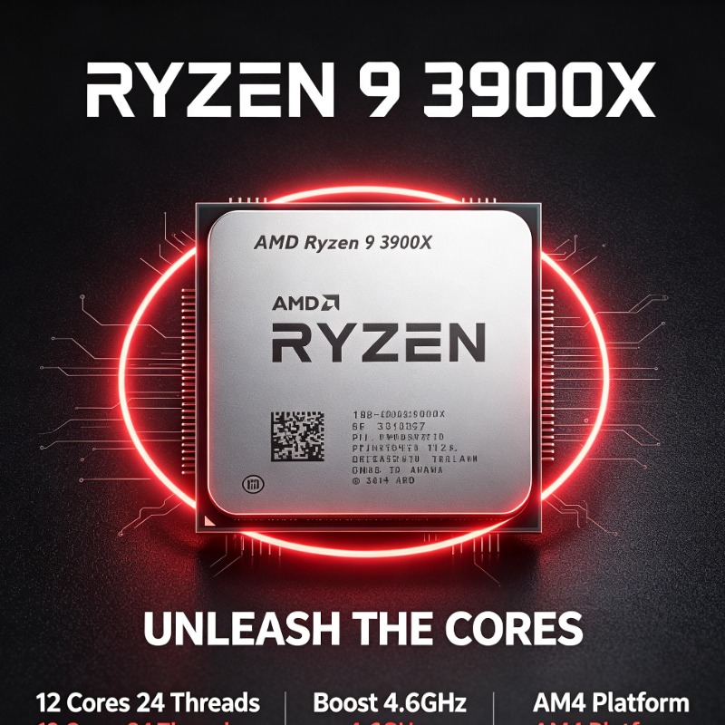 AMD Ryzen 9 3900X Computer Pro - Amd Cpu Ryzen 9 recension och pris