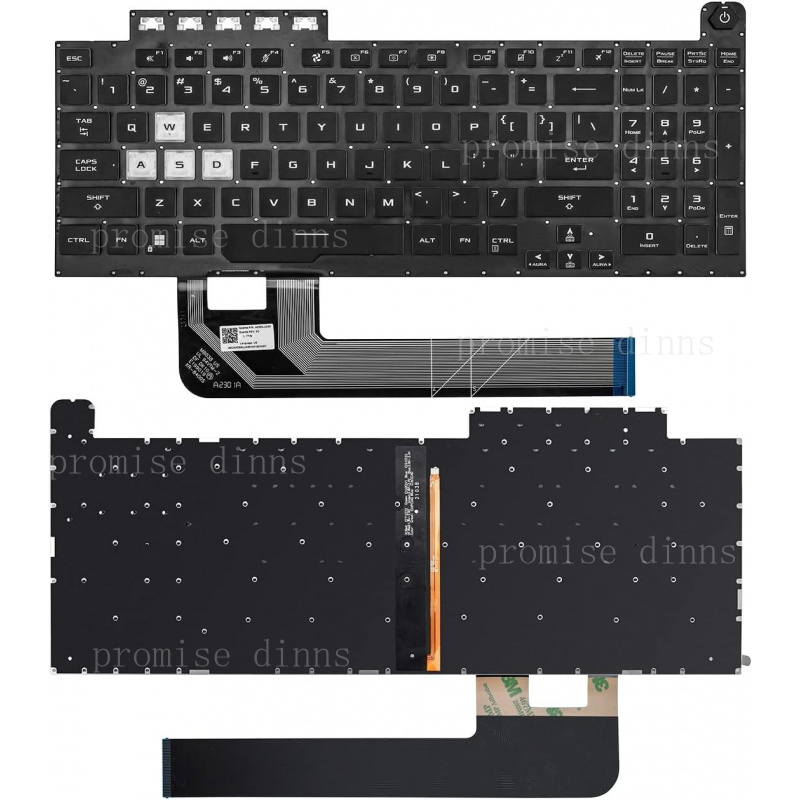 M   US Keyboard for Asus TUF G - Gaming Keyboard Asus recension och pris