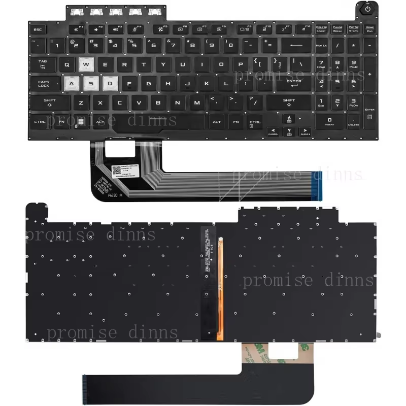 M   US Keyboard for Asus TUF G - Gaming Keyboard Asus recension och pris