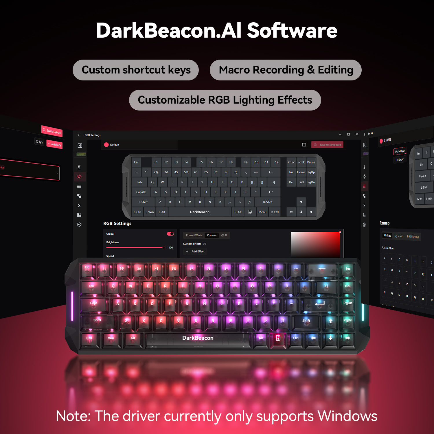 DarkBeacon Blade 68 Wired Sile - Gaming Keyboard That Is Quiet recension och pris