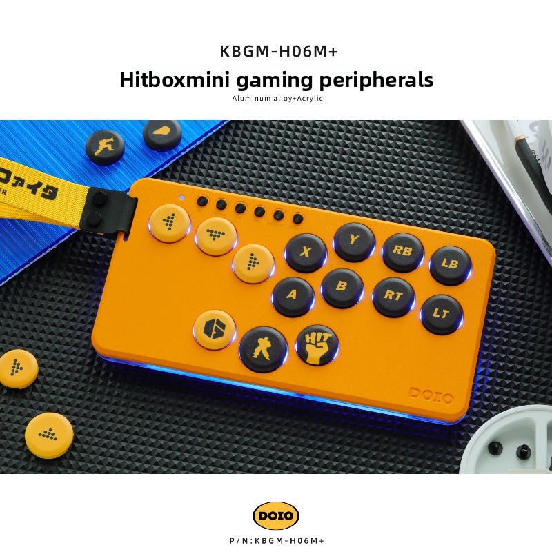 DOIO KBGM-H06M+ Portable Gamin - Gaming Keyboard Mini Mechanical recension och pris