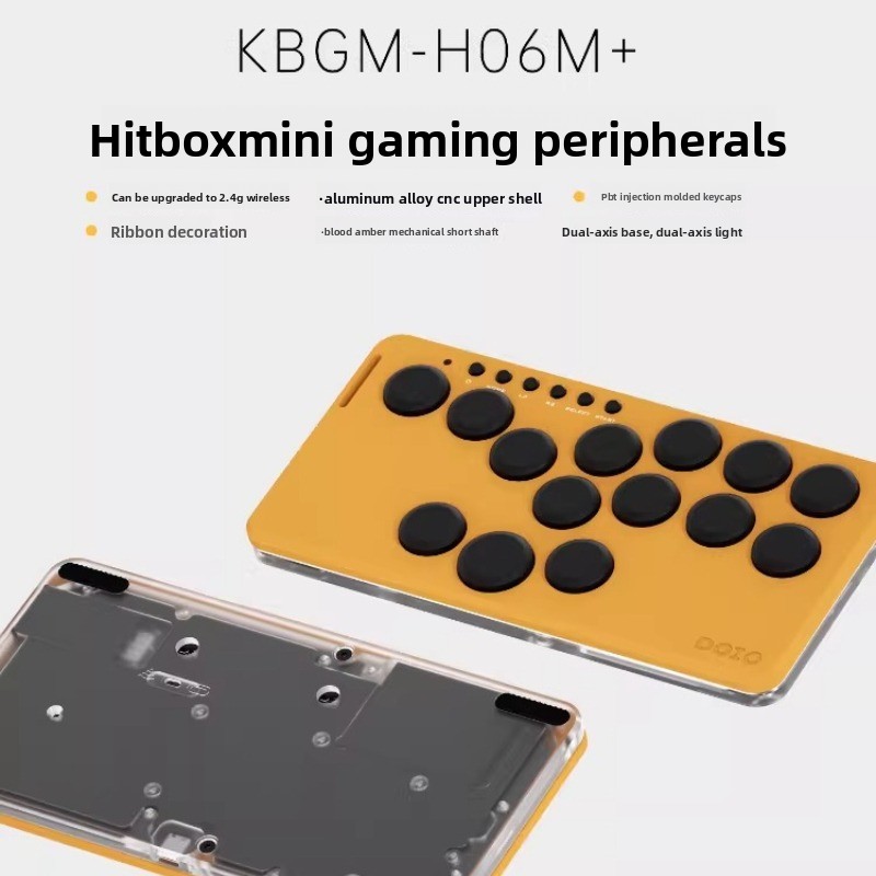 DOIO KBGM-H06M+ Portable Gamin - Gaming Keyboard Mini Mechanical recension och pris