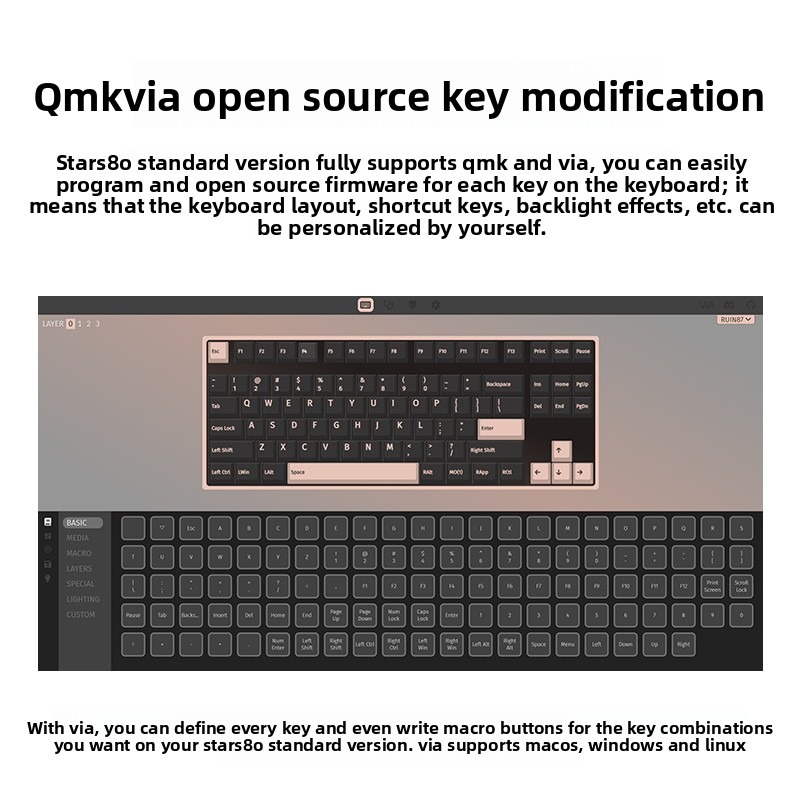 WEIKAV STARS80 TKL Mechanical  - Gaming Keyboard Tkl recension och pris