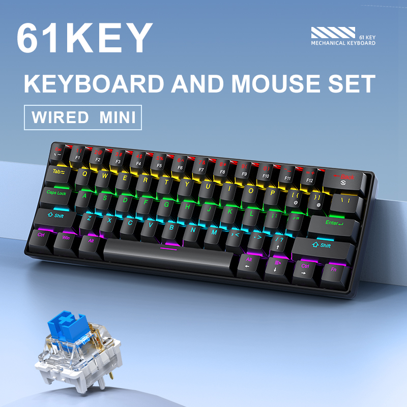 APAYADO K61 Mini Mechanical Ke - Gaming Keyboard And Mouse For Xbox recension och pris