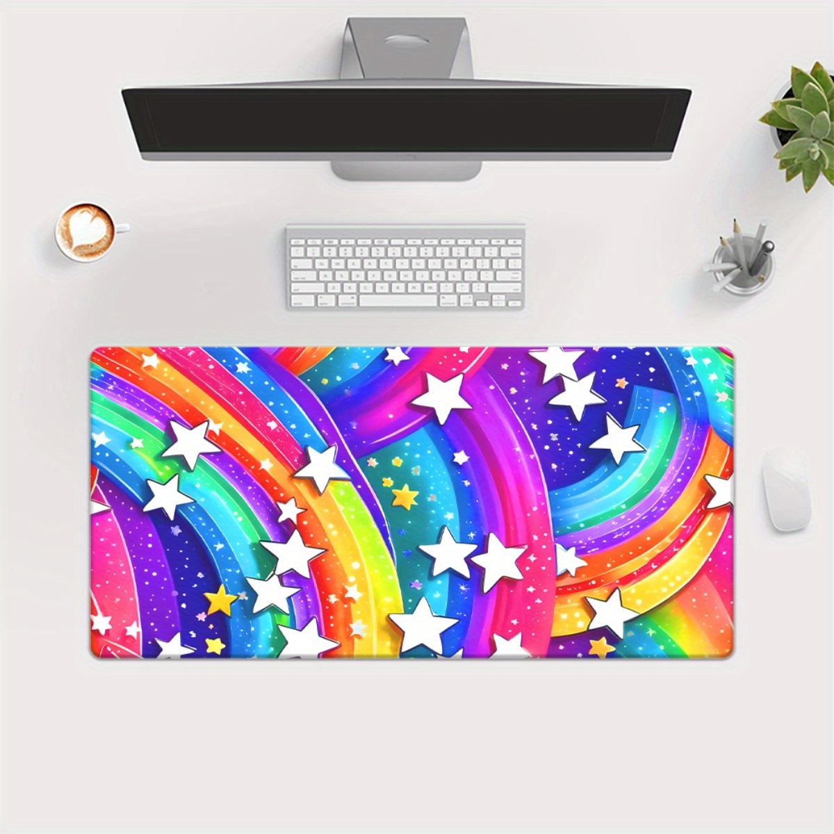 Brand HD Printed Desk Pad Rain - Gaming Keyboard Brand recension och pris