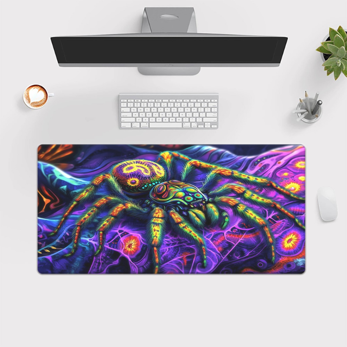 Brand Vibrant Spider Mousepad  - Gaming Keyboard Brand recension och pris