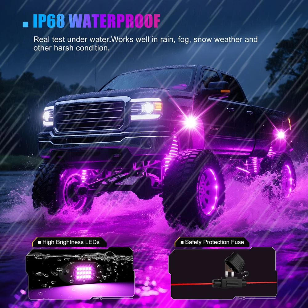 Symphony LED Car Underglow Lig - Rgb Underglow Strip recension och pris