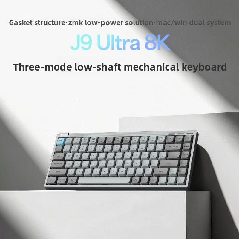 Original J9Ultra Tri-Mode 8K L - Gaming Keyboard That Is Quiet recension och pris