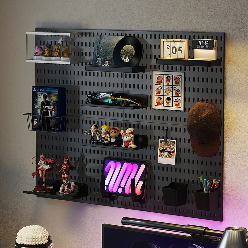 Adhesive Pegboard Shelf for Ga - Gaming Keyboard And Mouse recension och pris