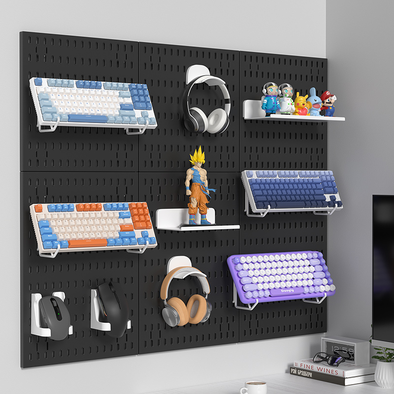 Adhesive Pegboard Shelf for Ga - Gaming Keyboard And Mouse recension och pris