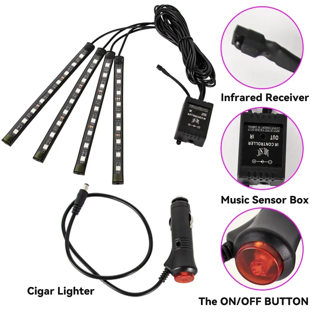 Neon LED RGB Car Underglow Bot - Rgb Underglow Strip recension och pris