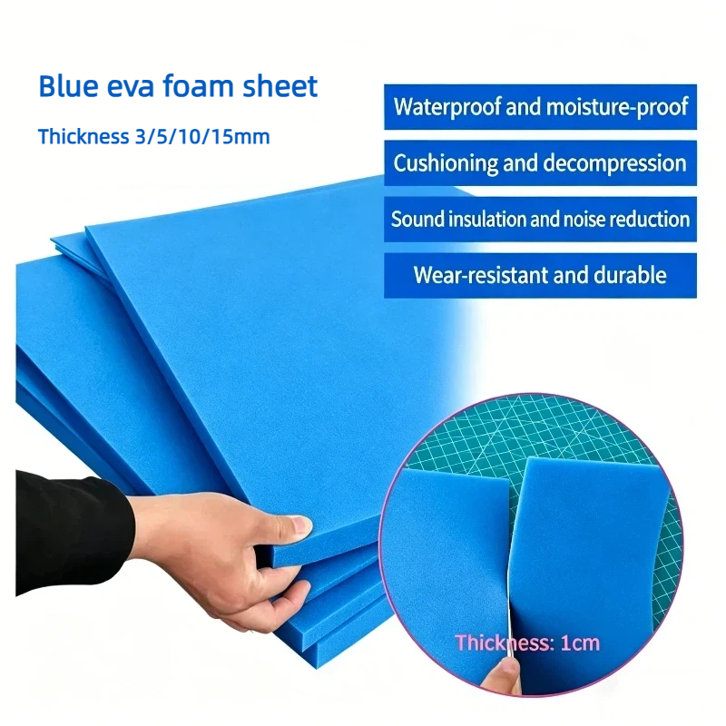 1pc Thickness 3/5/10/15mm Blue - Pe Foam Sheet recension och pris