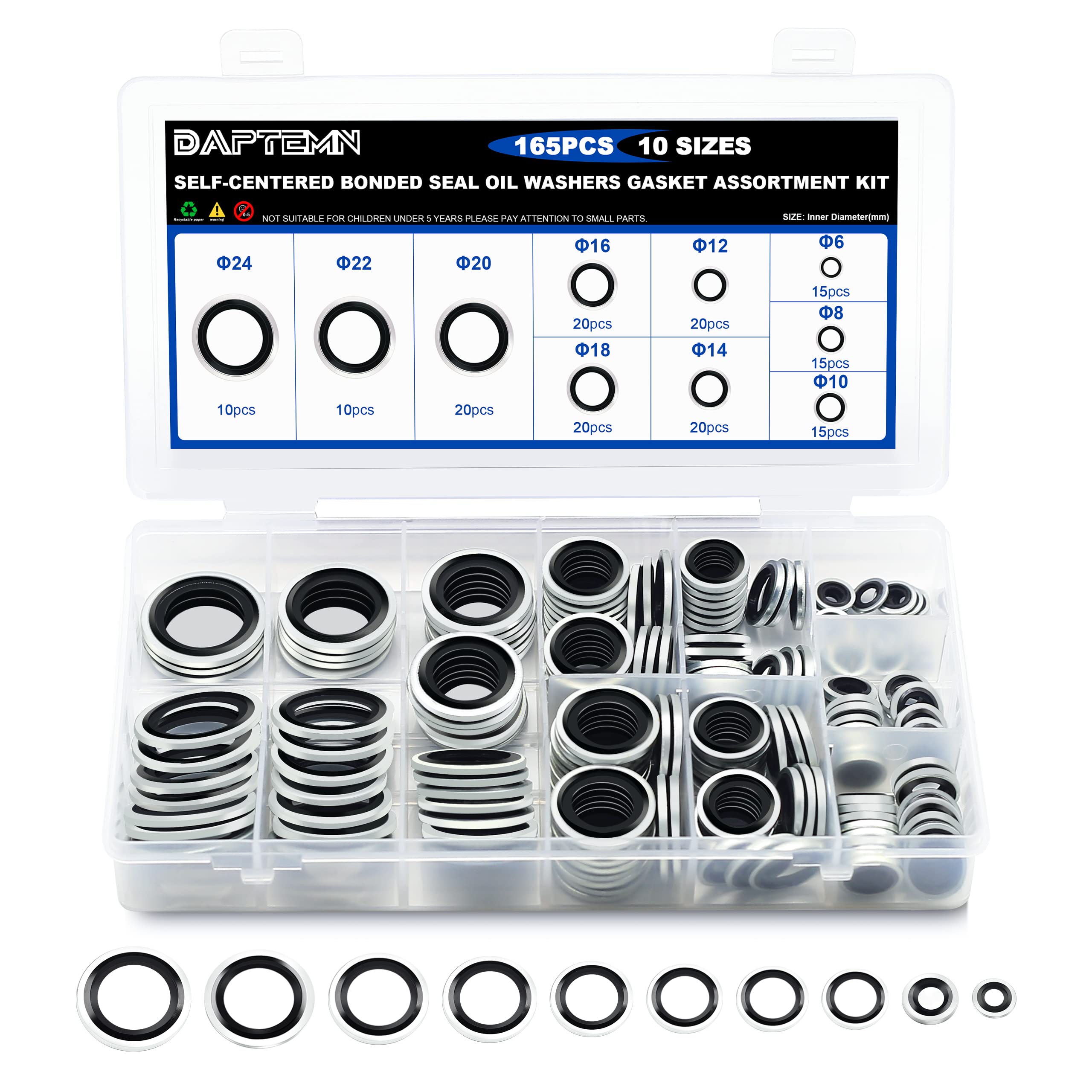 Metric Zinc-Plated Steel Self- - Gasket Mount Kit recension och pris