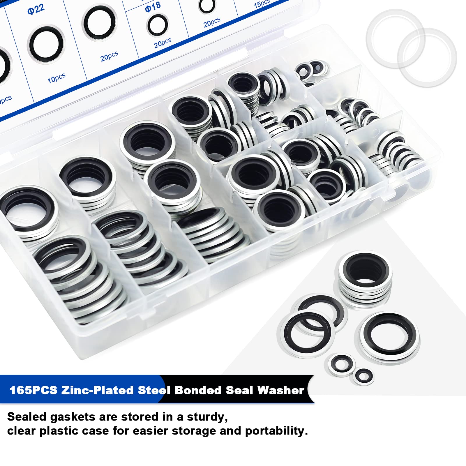 Metric Zinc-Plated Steel Self- - Gasket Mount Kit recension och pris