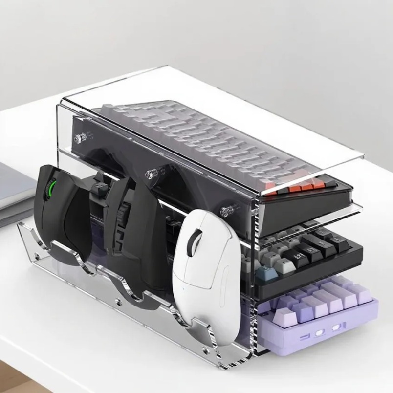 Keyboard Stand 3 Tier Acrylic  - Gaming Keyboard Ergonomic recension och pris