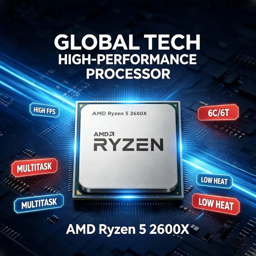 AMD Ryzen 5 2600X 6-Core 12-Th - Amd Cpu Ryzen 5 recension och pris