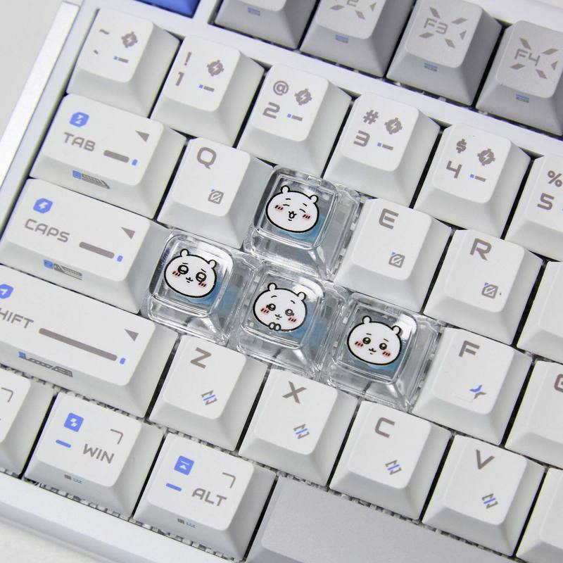 Chiikawa 4 Pcs Handmade Transp - Gaming Keyboard Brands recension och pris