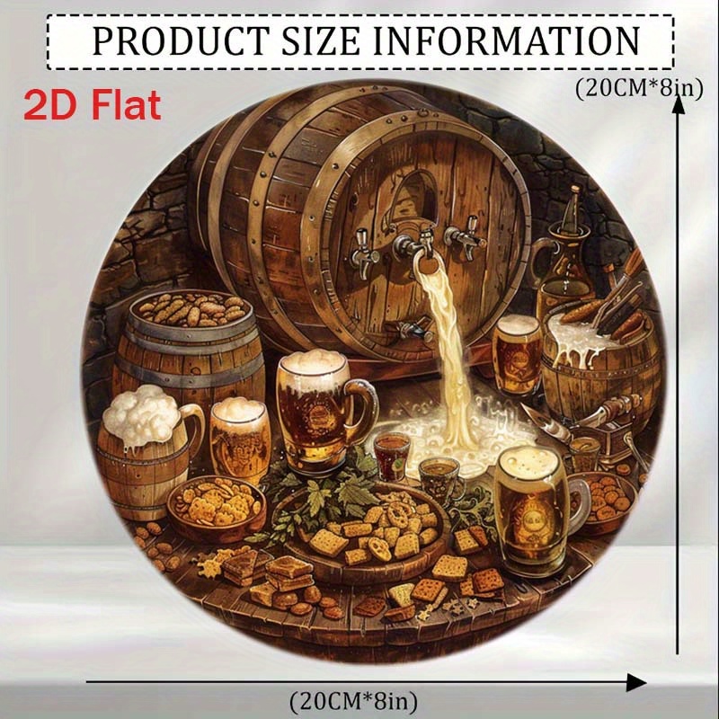 1Pc Round 2D Flat Aluminum Sig - Brass Weight Plate recension och pris