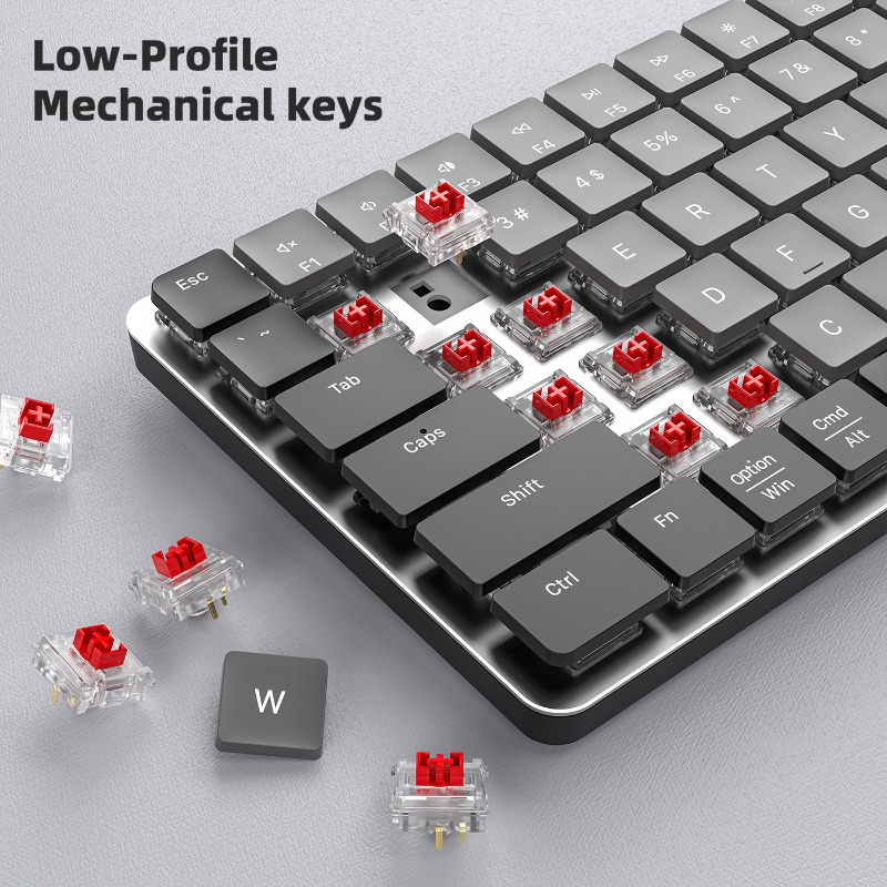 Bluetooth Dual-Mode Ultra-Thin - Gaming Keyboard That Is Quiet recension och pris