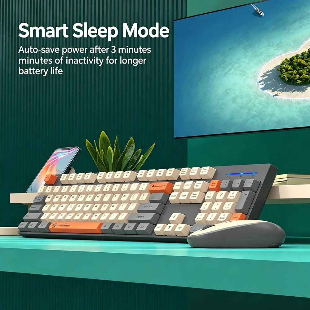 KEBIDUMEI 2.4G Wireless Keyboa - Gaming Keyboard And Mouse Combo recension och pris