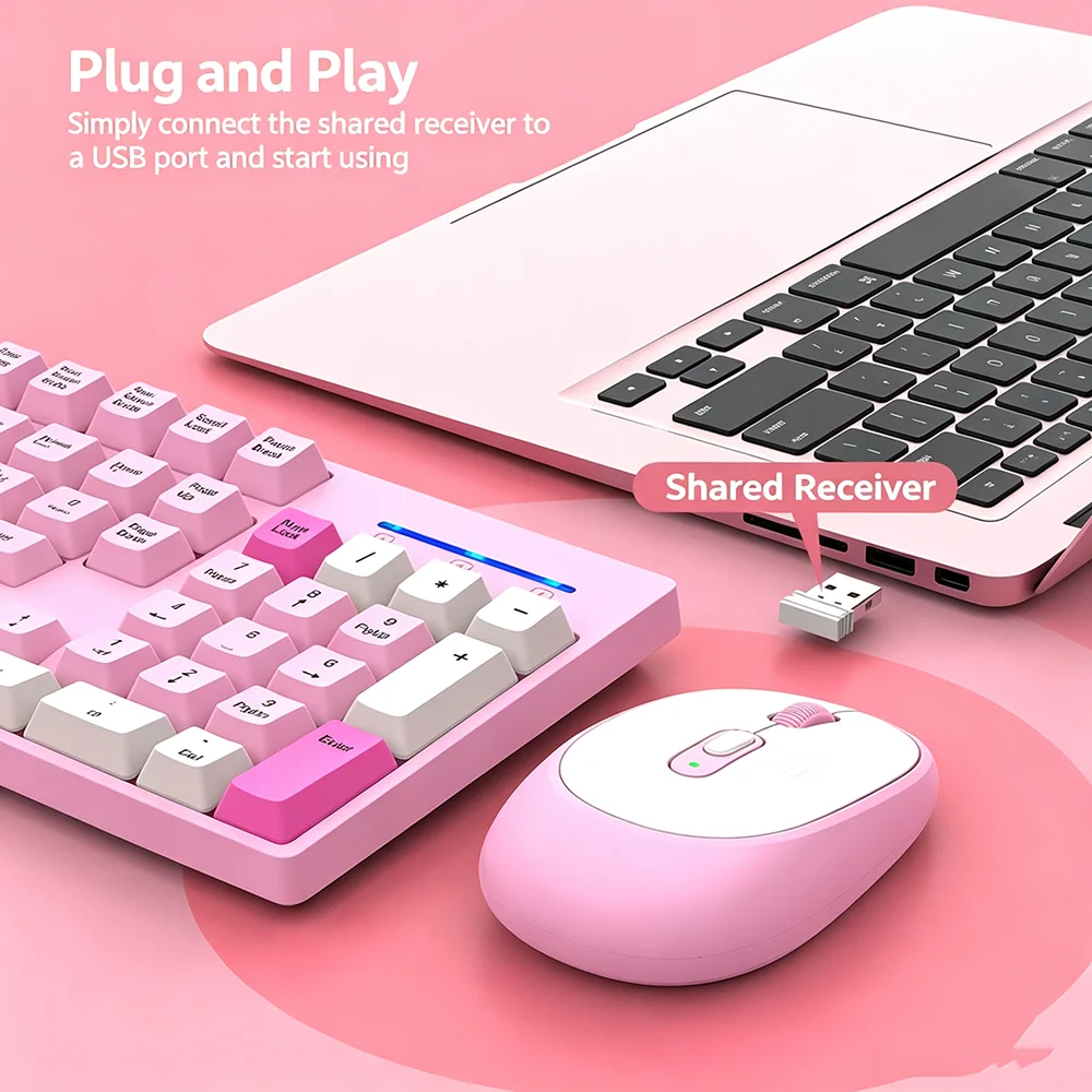 KEBIDUMEI 2.4G Wireless Keyboa - Gaming Keyboard And Mouse Combo recension och pris