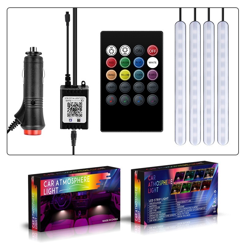 4in1 LED RGB Car Underglow Bot - Rgb Underglow Strip recension och pris