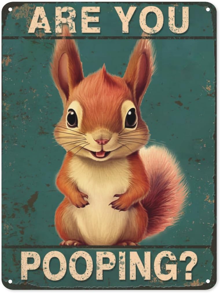 Are You Pooping squirrel Bathr - Brass Weight Plate recension och pris