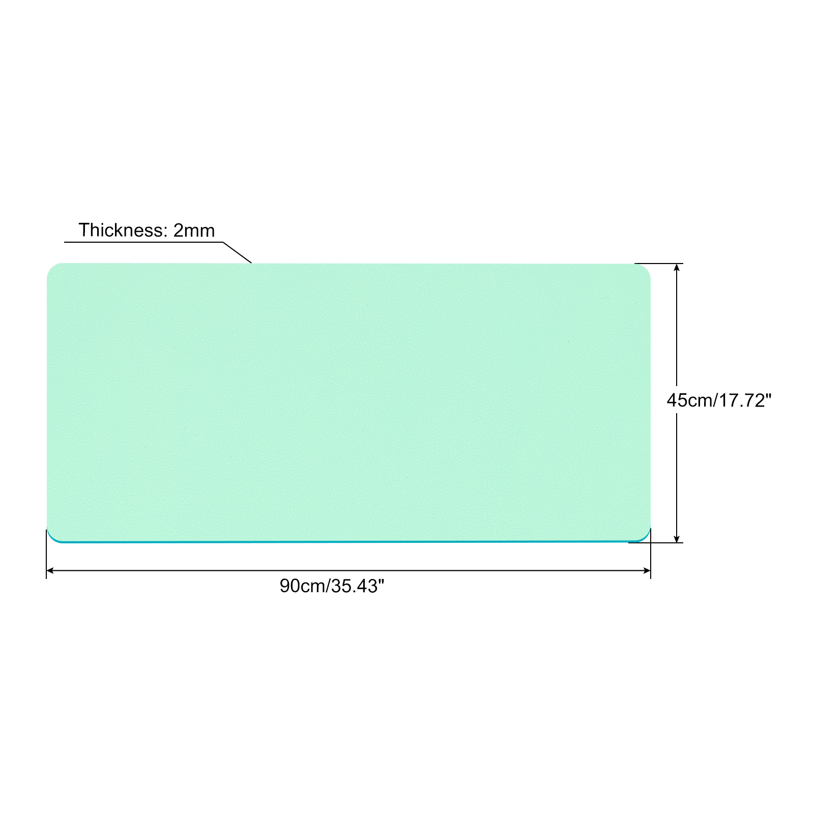 Office Desk Mat Protector PU L - Gaming Keyboard And Mouse recension och pris