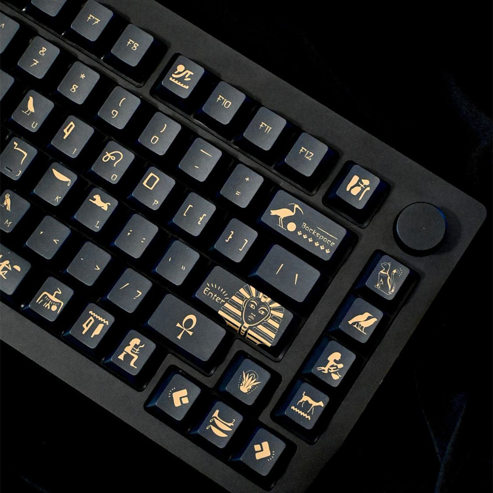142 Keys Pharaoh Keycap PBT Ma - Keyboard Gaming Black recension och pris