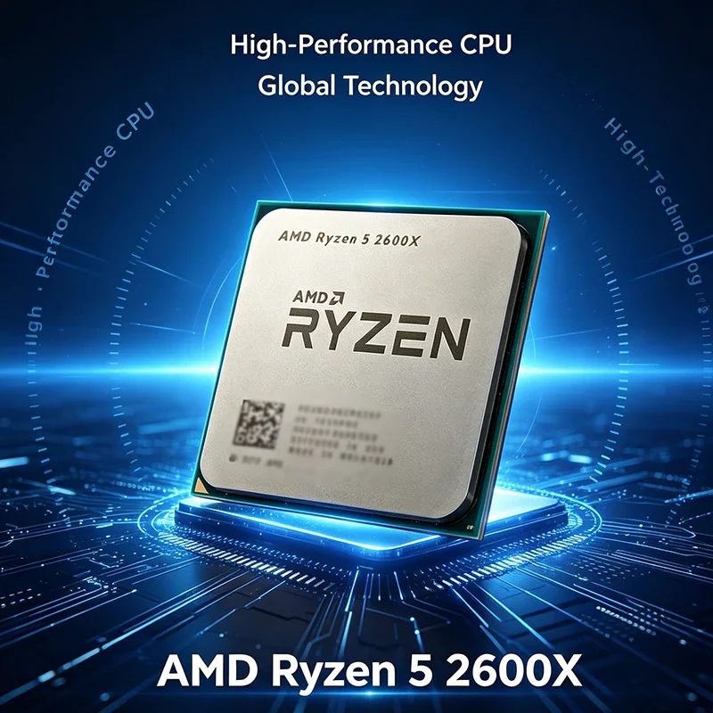 AMD Ryzen 5 R5 2600X CPU 6-Cor - Amd Cpu Ryzen 5 recension och pris