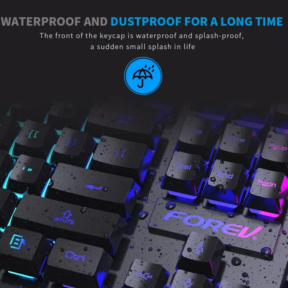 104 Key Backlit Mechanical Key - Gaming Keyboard And Mouse For Xbox recension och pris