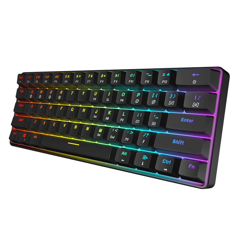 SKYLOONG GK61 Mini Portable 60 - Gaming Keyboard Mini Mechanical recension och pris