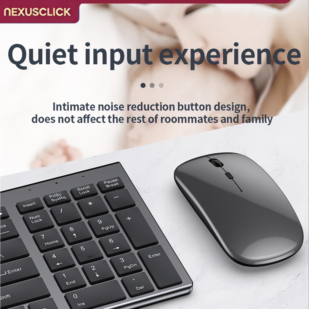 NexusClick Wireless Keyboard M - Gaming Keyboard That Is Quiet recension och pris