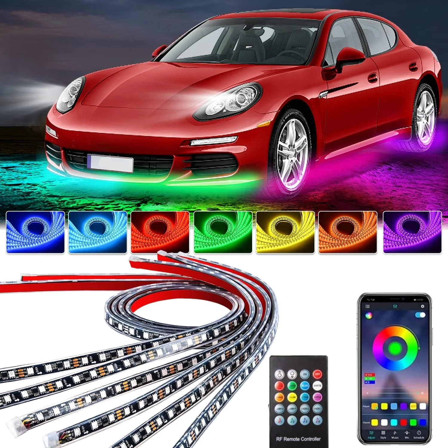Car Underglow Neon Light Flexi - Rgb Underglow Strip recension och pris