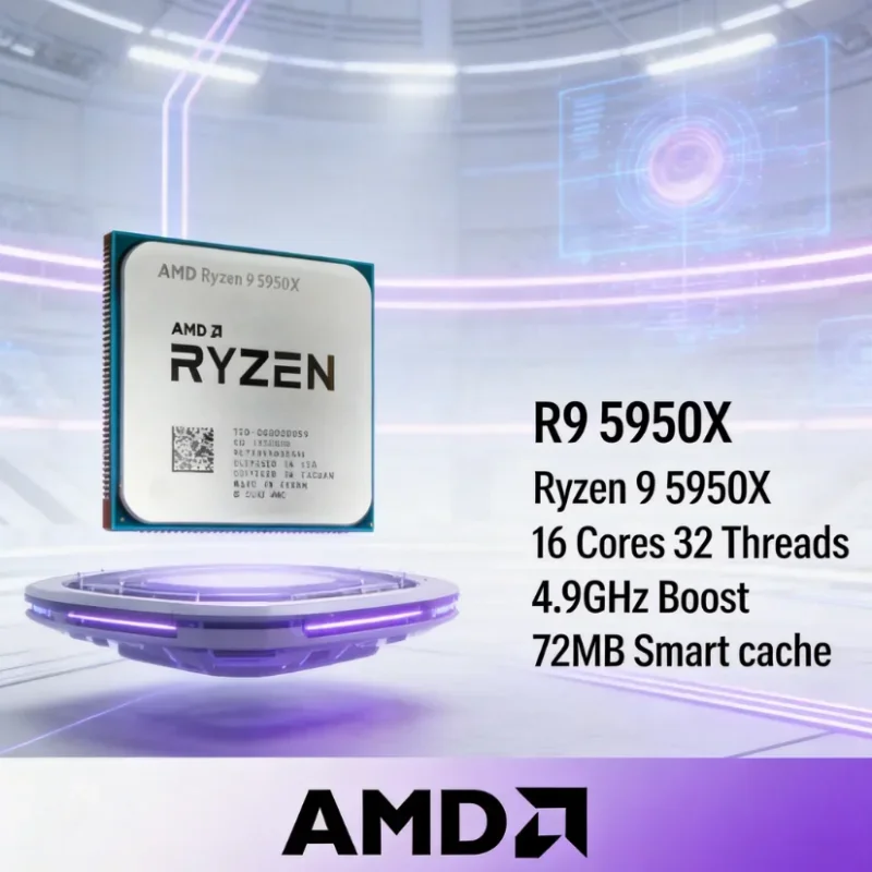 AMD Ryzen 9 5950X R9 5950X Des - Amd Cpu Ryzen 9 recension och pris